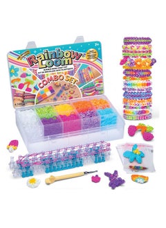 Rainbow Loom ® Combo Set, Features 4000+ Colorful Rubber Bands, 2 Step-By-Step Bracelet Instructions, Organizer Case, Great Gift For Kids 7+ To Promote Fine Motor Skills  - Image 1