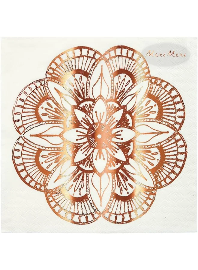 Meri Meri Mandala Pattern Napkins Large
