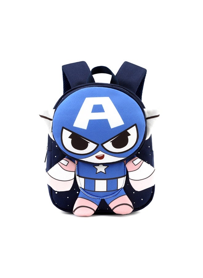 Kids Backpack, Cute Toddler Backpack with 3D Cartoon, Waterproof Children's School Bag for Girls Boys 2-6 Age, 22*13*28cm, SB06-SUPE - Image 1