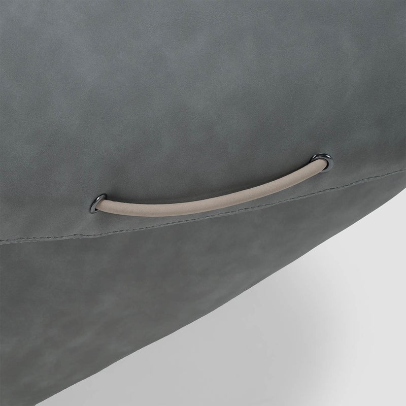 AL HUZAIFA FURNITURE Marciano Swivel Chair, Upholstered In Microfiber Leather - Image 5