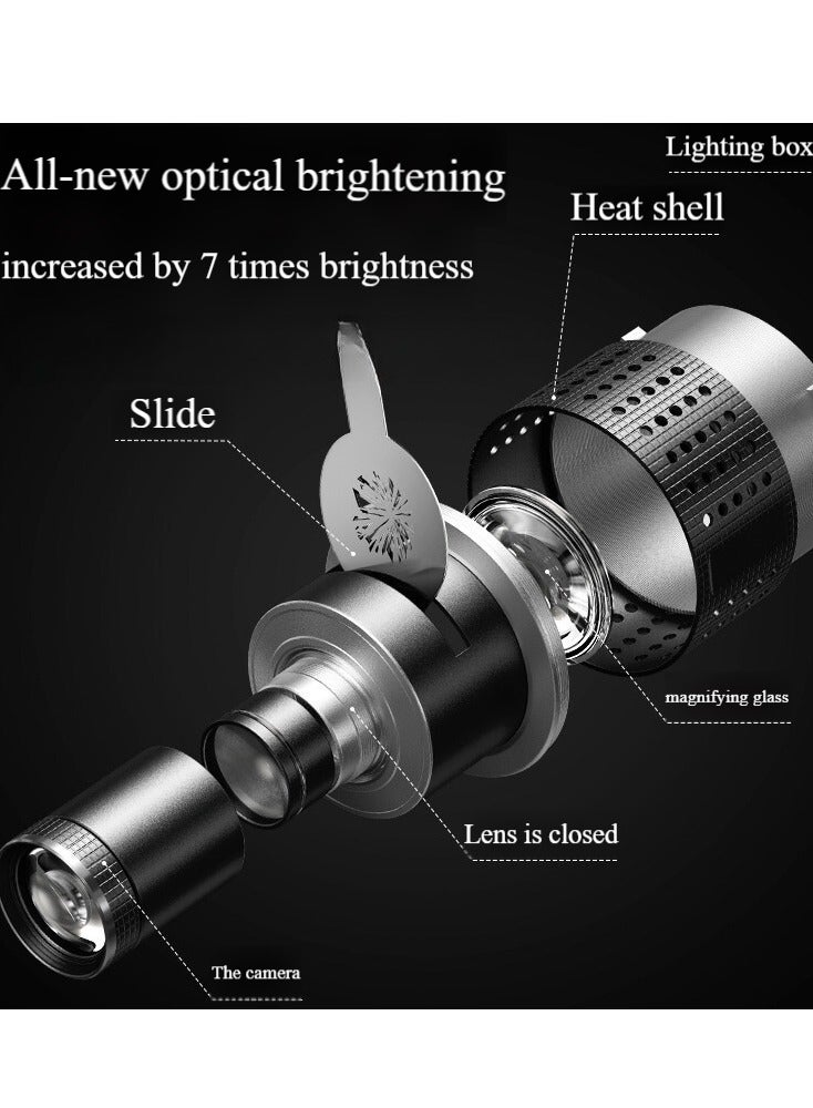 Flash Snoot Conical Lens, Video Artist Modelling Shape Photo Studio Light Kit, with Optical Spotlight Lens 35 Gobos  - Image 4