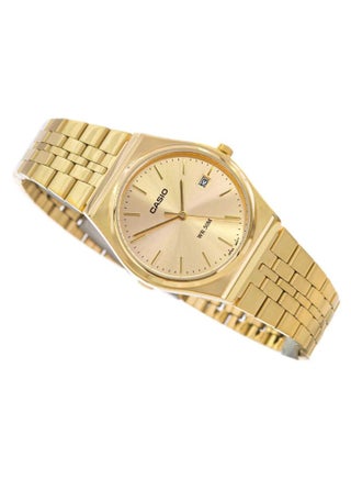 Men Retro Analogue Quartz Watch with Stainless Steel Strap MTP-B145G-9AVEF - view 2