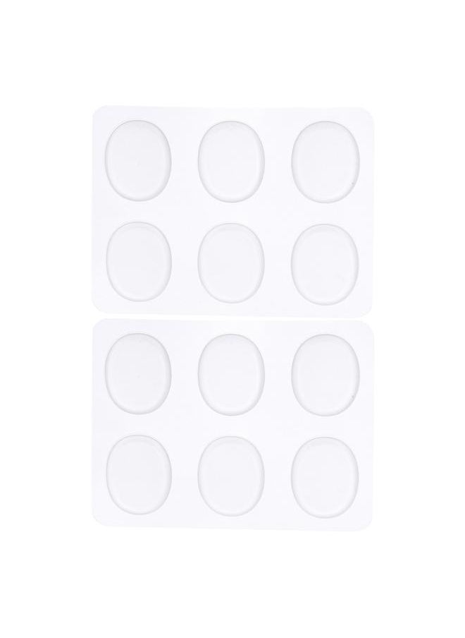 Thoraya 12 Pcs Drum Damper Gel Pads Silica Gel Mute NonSlip Impact Noise Reduction Sticker Musical Instrument Accessories  - Image 4