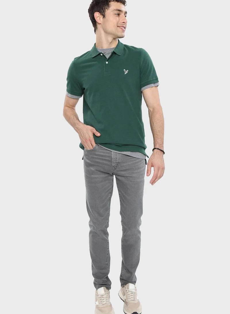 American Eagle Logo Polo