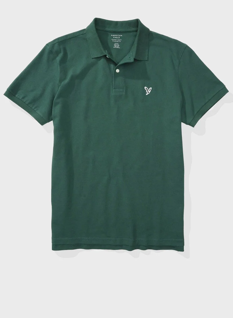 American Eagle Logo Polo