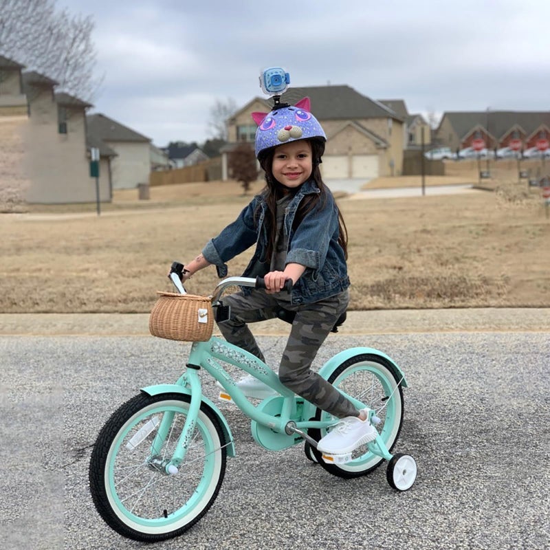 JOYSTAR 14 Inch Kids Bike with Training Wheels for Ages 3-5 Years Old Girls Toddler Bike Beach Cruiser Kids Bicycle Green - Image 5