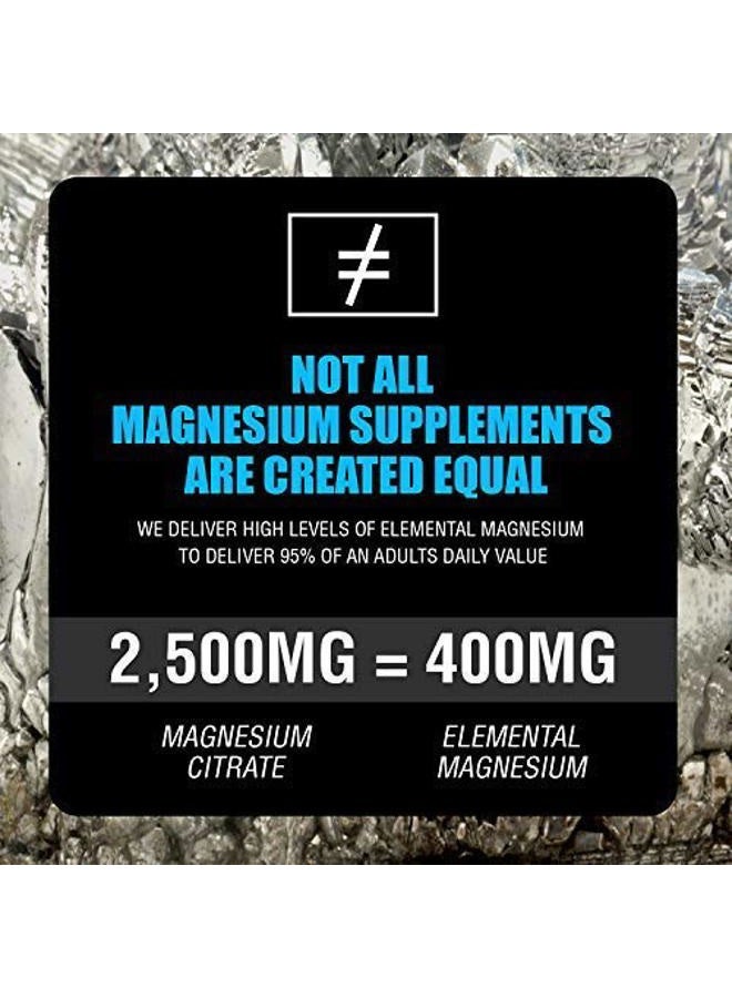 NaturaLife Labs Magnesium Citrate 400 mg - High Potency Elemental Magnesium Essential Mineral for Heart, Muscle, & Digestion Support – Non-GMO - 120 Tablets - Image 5