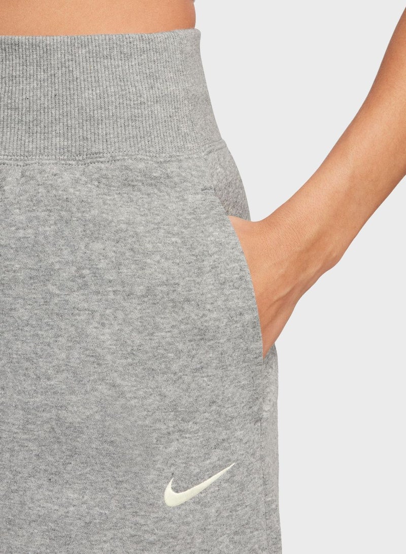 Nike Nsw Phoenix Fleece High Rise Skirt  - Image 3