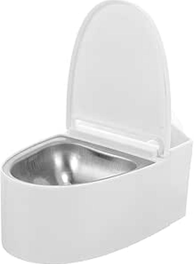 Wall Mounted Windproof Toilet Shaped Bathroom Ashtray With Lid For Home Office Indoor Use - Image 1