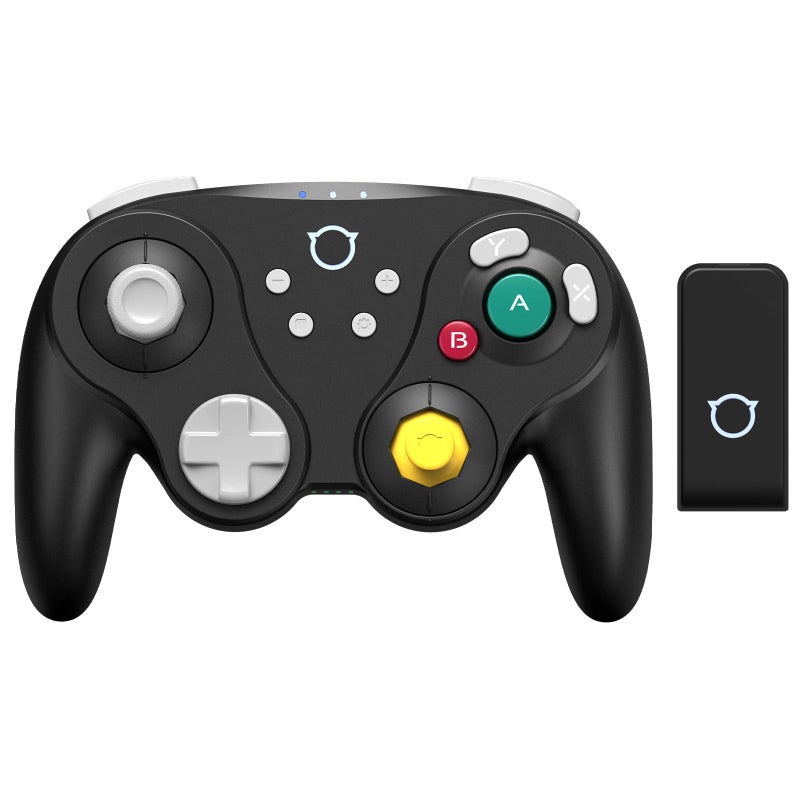 NYXI Warrior Bluetooth Controller for Switch 2SwitchNGCWiiPC Wireless Switch Pro Controller with Hall Effect JoysticksTriggersMicroswitch ABXYHD Rumble6Axis GyroProgrammable