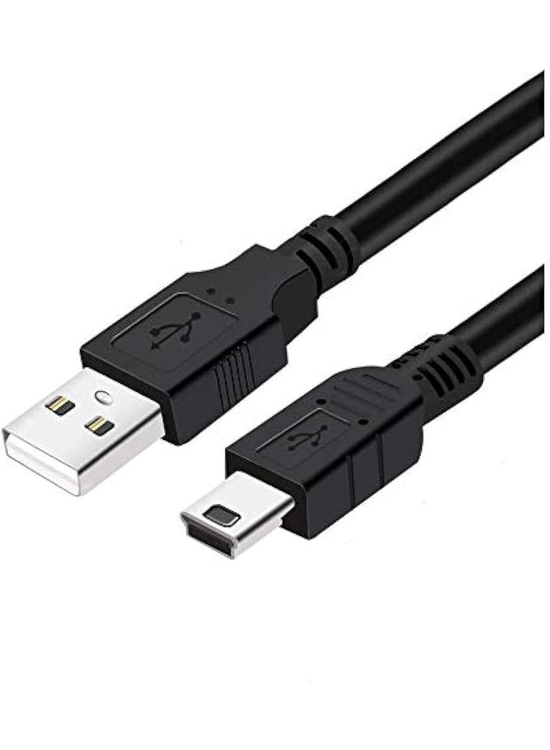 10Ft USB Microphone Charging Cable, Black High Speed USB Power Cord Compatible with Blue Yeti, Snowball iCE, HyperX QuadCast, Plug and Play for PC and Mac - Image 1