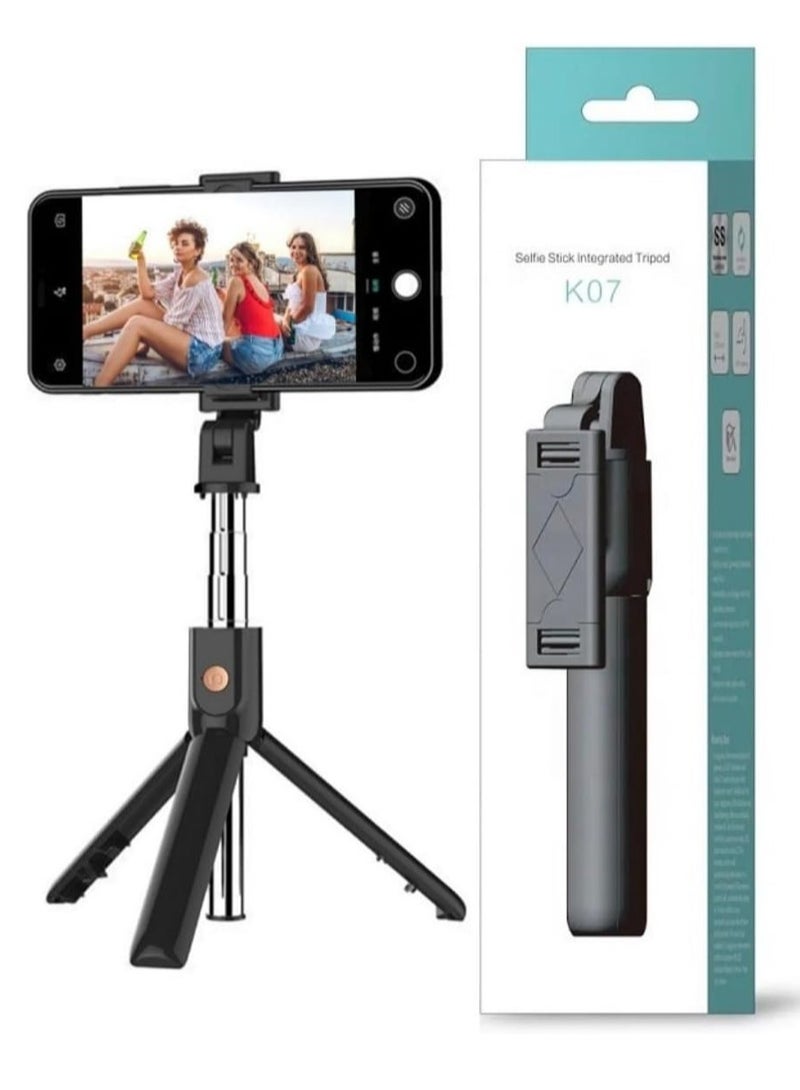 TIGER "Wireless Selfie Stick + Mini Tripod – Portable, Extendable Stand for Smartphones, Perfect for Photos, Vlogs, and Live Streams" - Image 4