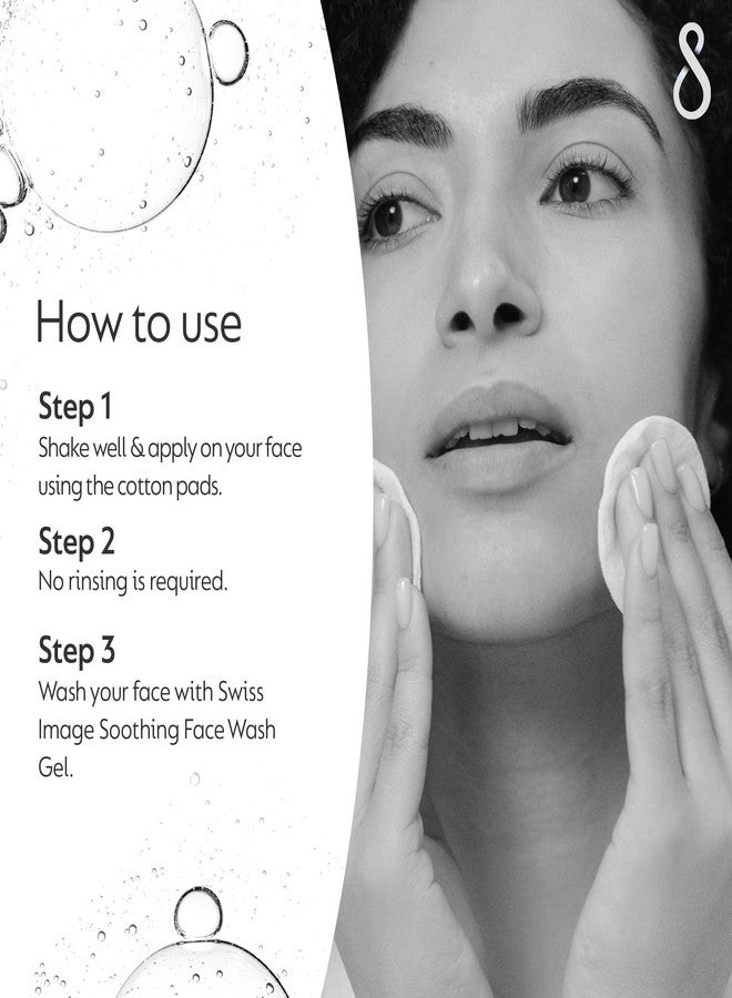 Swiss Image Essential Care Soothing Micellar Water Makeup Remover | Gentle Cleansing & Anti-Aging | Removes Makeup, Cleanses & Nourishes Skin | For Face, Eyes & Lips | Non-Greasy | 400ml - Image 4