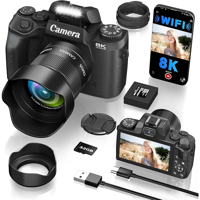 rayihni Rayihni 8k Digital Camera 32GB ZB78B9CC016F528EEBB95Z