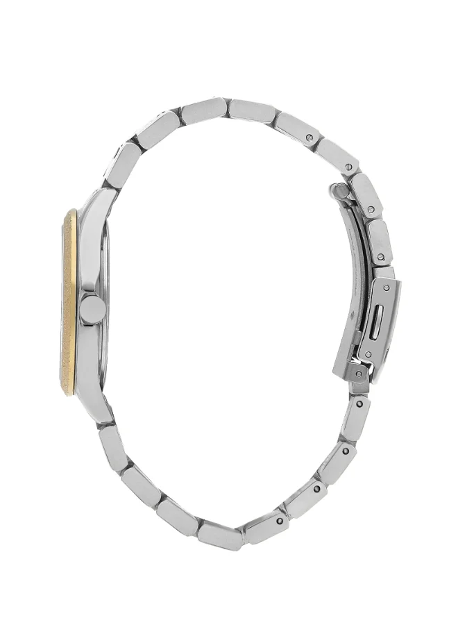 لي كوبر LEE COOPER Women's Analog White Dial Watch - LC07840.220