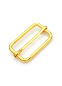 CRAFTMEMORE CRAFTMEmore Loops Sliders CRAFTMEmore Movable Bar Slide Strap Adjuster Rectangle Strap Keeper Triglide Belt Keeper Purse Making 58 34 1 Pack of 10 1 Inch Gold  - Image 1