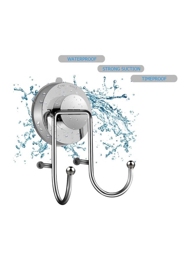 Stainless Steel Towel Hook Silver 12.5x7x8centimeter - Image 2
