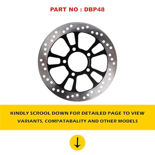 VTRUST Front Brake Disc Plate Compatible for Ola S1 & Ola S1 Pro Electric Scooter | Heavy Duty Stainless Steel Brake Disc Rotor | OEM Fit Front Brake Rotor | High Performance - Image 4