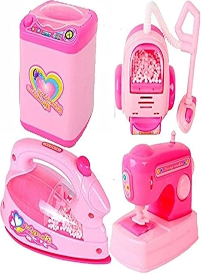 FunBlast Household Set for Kids, (Set of 4) Pretend Play Set (Old)