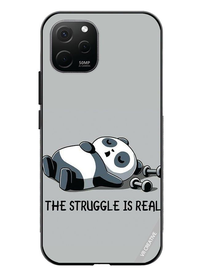 VR CREATIVE Protective Case Cover For Huawei Nova Y61 Struggle Is Real Design Multicolour - Image 1