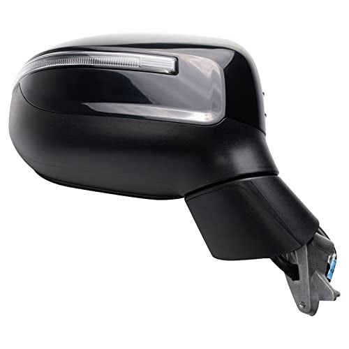 TRQ Driver and Passenger Side Mirror Set Power Heated Memory Blind Spot Textured Black Compatible with 2020-2022 Kia Telluride KI1320240 KI1321240 - Image 5