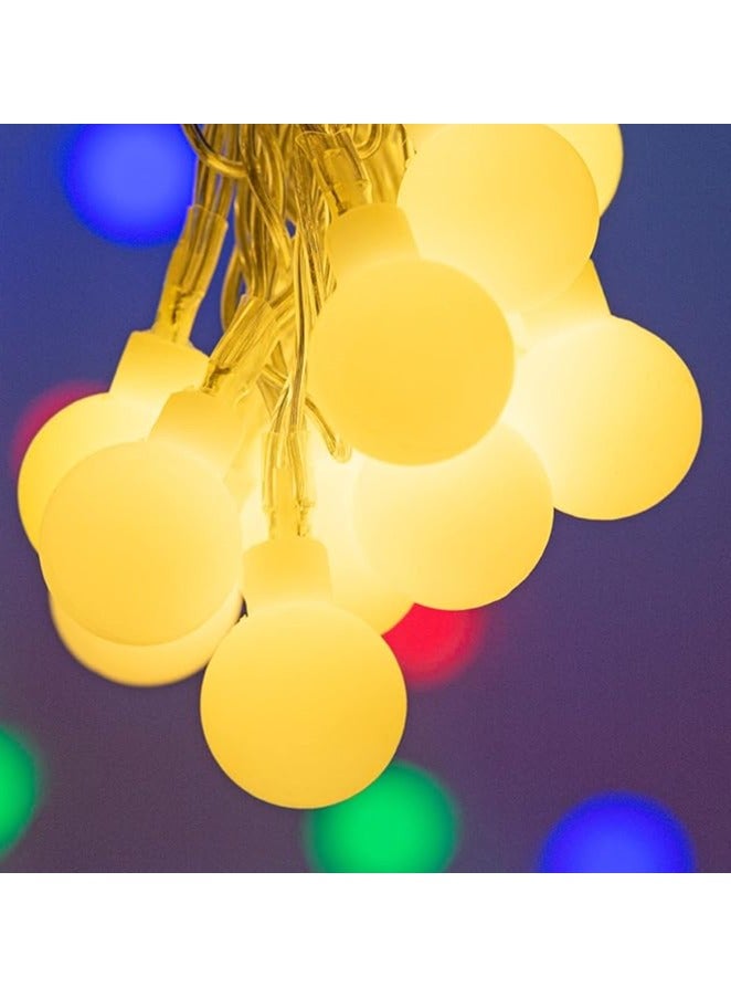 DLC Globe String Lights dlc-32868 decorative lights for Patio Yard Porch Garden Pool Tent Beach Bedroom Wedding Party Decor, Warm White - Image 3