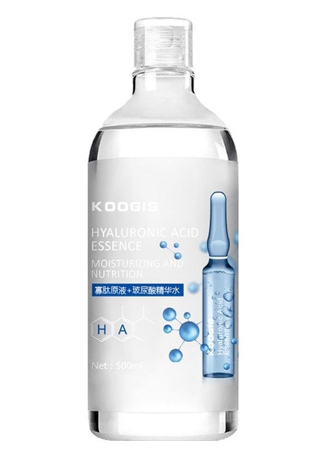 Facial Hyaluronic Acid Essence Rich anti-aging facial essence, moisturizing facial skin care products, no fragrance, oligopeptide stock solution + hyaluronic acid essence water