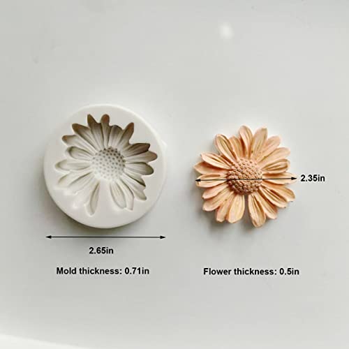 LVDGE Small Lovely items Silicone Fondant Molds Set For Cake Topper, Gumpaste, Candy & Chocolate, Polymer Clay and More (Flowers & Leaves) - Image 3