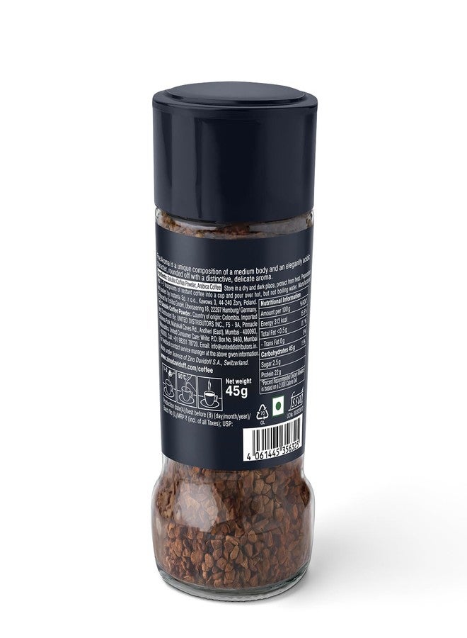 Davidoff Coffee Fine Aroma | 100% Arabica Beans | 7/12 Intensity | Granules, Glass Bottle | 45g - PACK OF 12 - Image 2