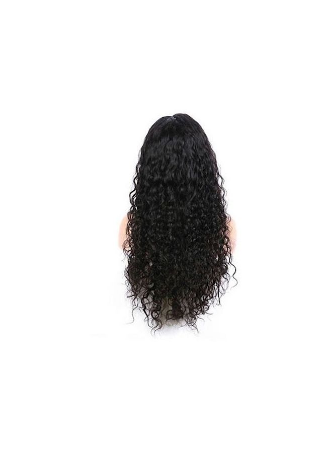 NIBEMINENT Curly Wavy Hair Wigs Black - Image 3
