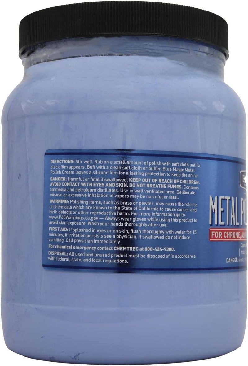 BLUE MAGIC 550 Metal Polish Cream, 72.oz - Image 3