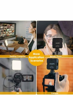 Excefore Video Conference Lighting Kit, Selfie Light with Front Back Clip, Zoom for Phone, iPhone, Android, iPad, Laptop, Camera, Makeup, Selfie, Vlog  - Image 4