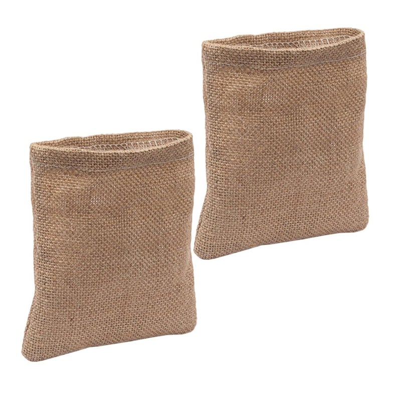 Natural Linen Storage Bags Set Of 2 For Food Tea Rice Creative Photography Vintage Style Prop - Image 2
