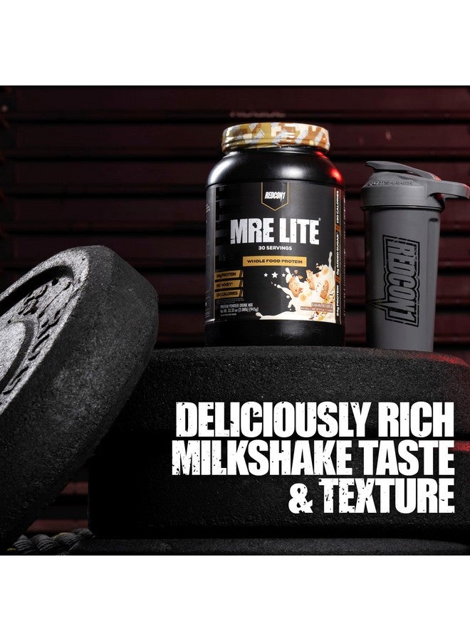 REDCON1 MRE Lite Whole Food Protein Powder, Oatmeal Chocolate Chip - Low Carb & Whey Free Meal Replacement with Animal Protein Blends - Easy to Digest Supplement Made with MCT Oils (30 Servings) - Image 4