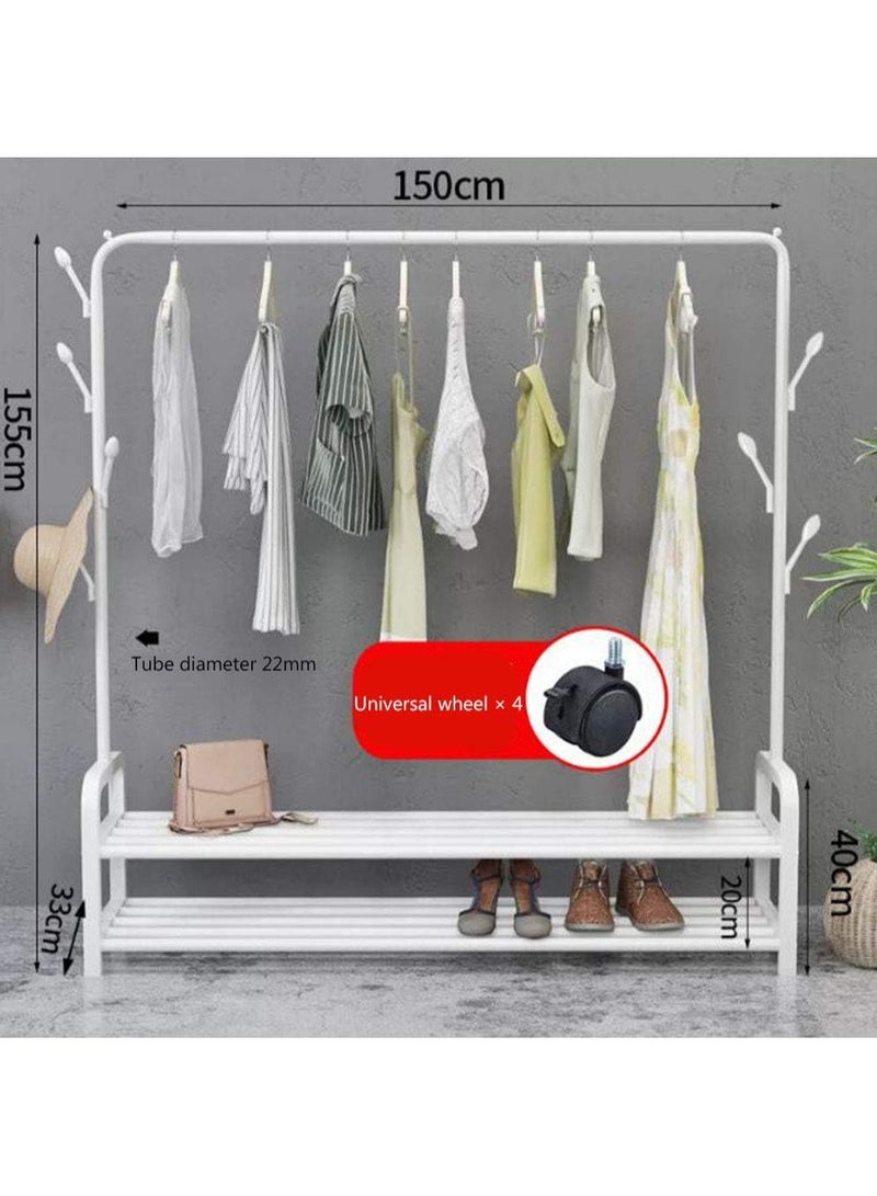 DubaiGallery Plast Steel Floor Cloth Dryer Stand Wing Style - Hi Quality Foldable Cloth Dryer/Clothes Drying Stand  (2 Tier) - Image 3