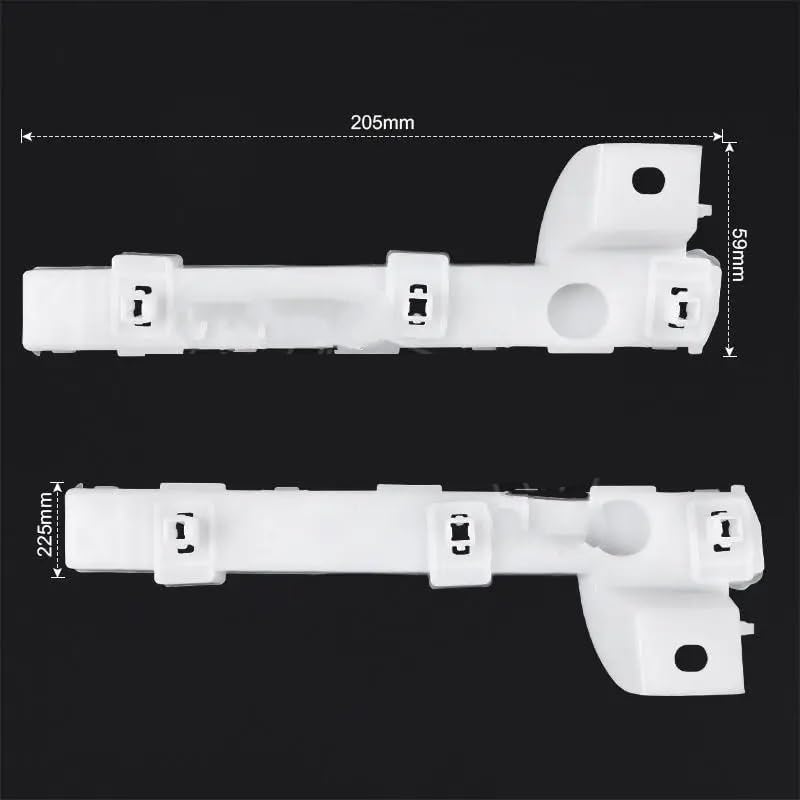 DEMULAX Front Bumper Side Bracket for Mitsubishi Lancer - Image 2