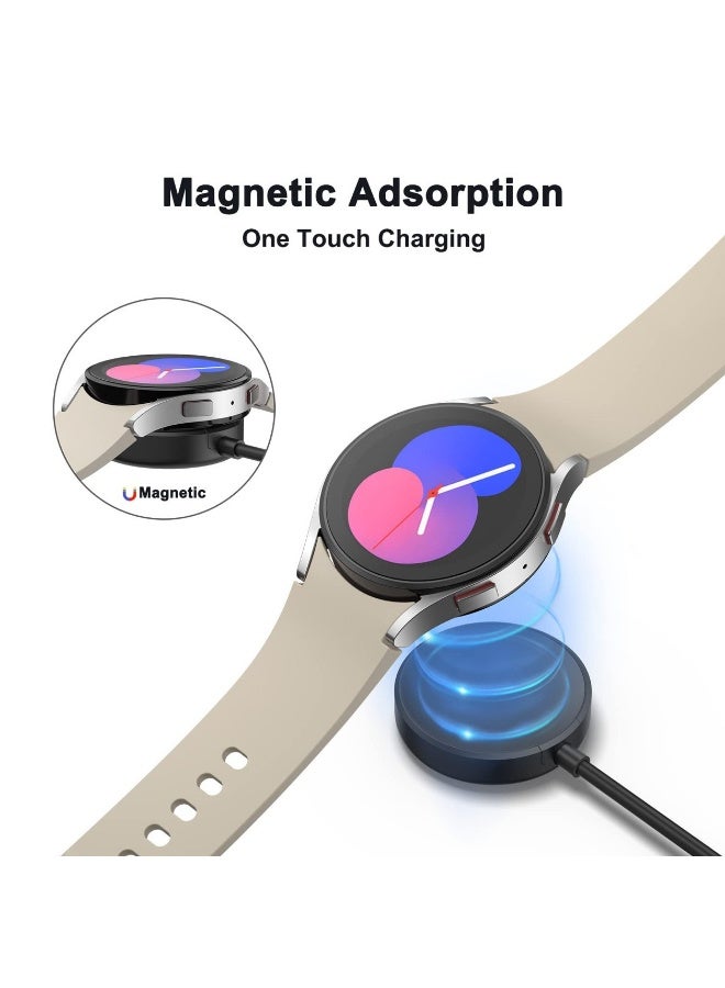 NIBEMINENT Charger for Samsung Galaxy Watch 7/6/6 Classic/5/5 Pro/4/4 Classic/3/Active 2/Active 1/Ultra/Fe Galaxy Watch Charger 3.3Ft USB Magnetic Wireless Charging Cable Cord - Image 3