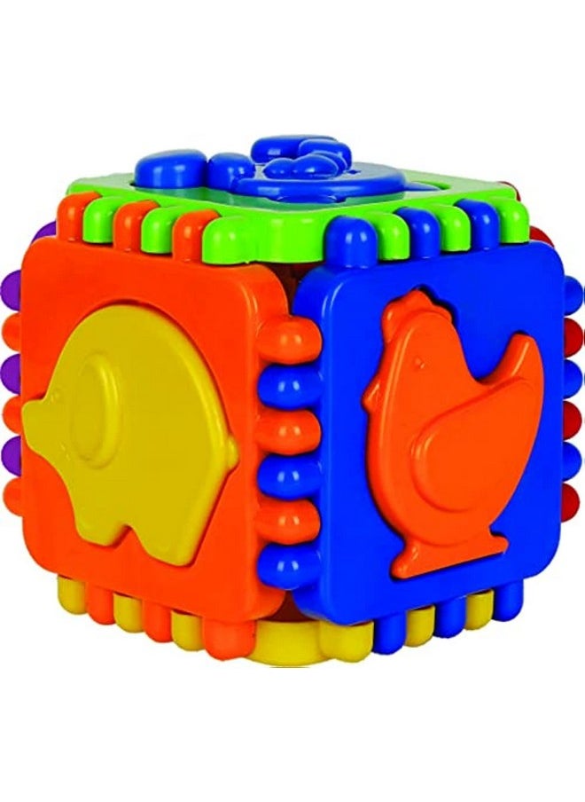 Toy Zone Toyzone Puzzle Cube-81364-block Game|Plastic Blocks|Learning Toy|Block Puzzle|Puzzle|Brick Game|Block Toy|Block for Kids (Puzzlecube)  - Image 1