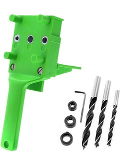 foonee ABS Plastic Dowel Jig Hand-held Drill Bit Set For 6,8,10mm Holes  - Image 1