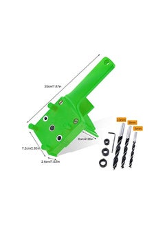 foonee ABS Plastic Dowel Jig Hand-held Drill Bit Set For 6,8,10mm Holes  - Image 5