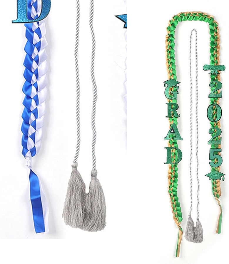 2025 Back To School Handwoven Sash Ribbon Necklace Stole For Students And Teachers Color 1 - Image 3