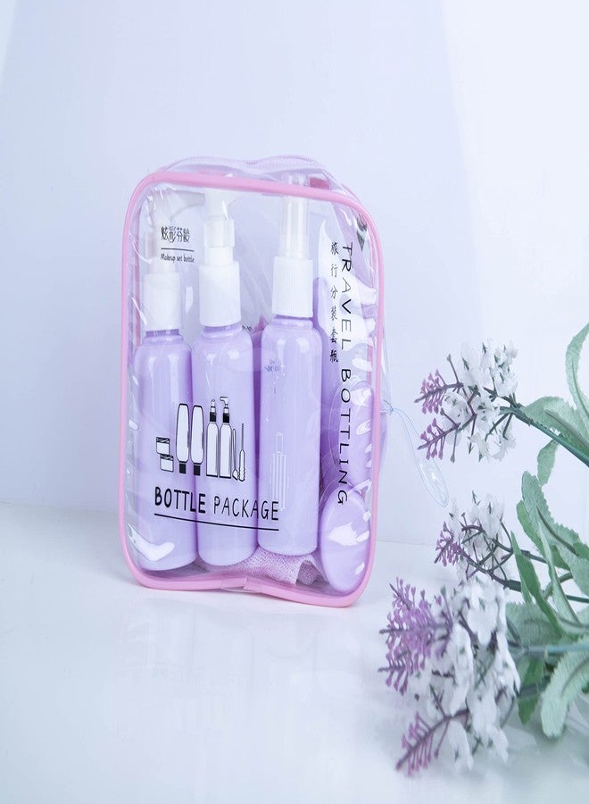 Lezoir 10 Pcs Travel Bottle Set Mini Makeup Cosmetic Empty Container Travel Accessories Travel Toiletry Kit - Image 3