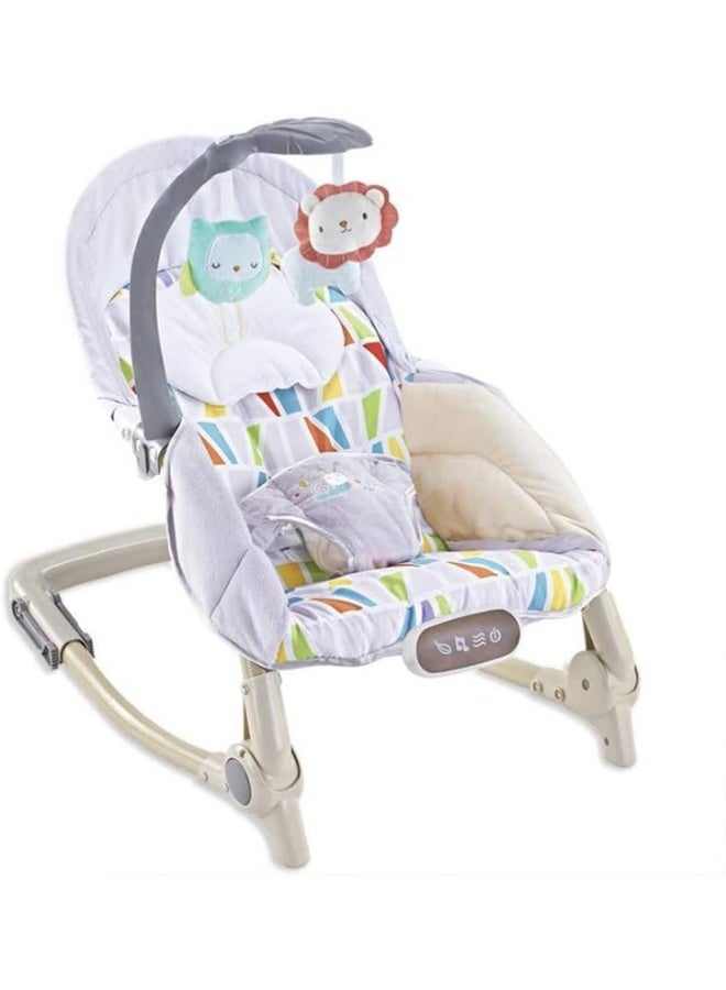 Portable rocking chair with music, comfortable for newborns and toddlers - Image 3