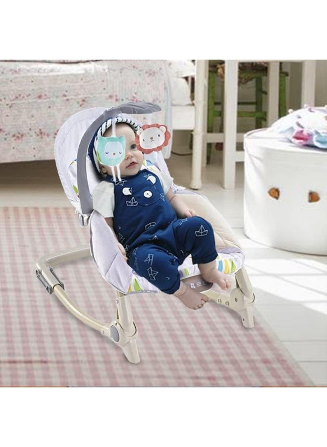 Portable rocking chair with music, comfortable for newborns and toddlers - Image 5