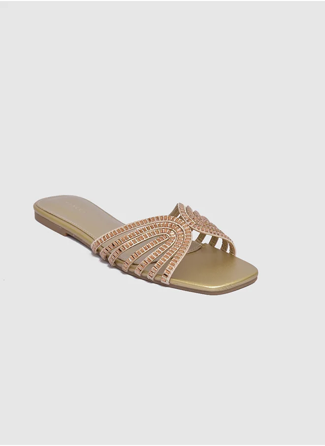 Vincci Multi Strap Flat Sandals