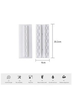 KASTWAVE 2 Pack Power Strip Holder, Surge Protector Fixator, Wall Mount Cable Management System, Self Adhesive Punch Free for Remote Control Router Computer Kitchen Home and Office  - Image 4