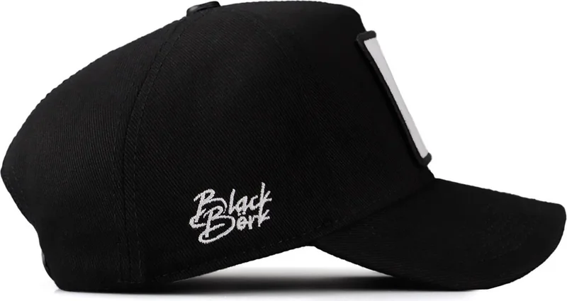 Black Börk BlackBörk V1 Baseball Bear - Unisex Black Cap with 1 Code Logo