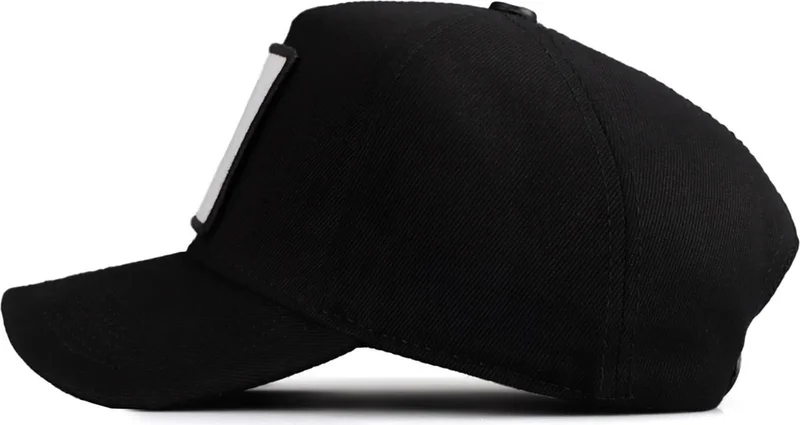 Black Börk BlackBörk V1 Baseball Bear - Unisex Black Cap with 1 Code Logo