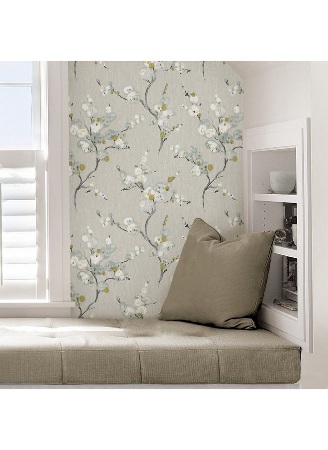 NuWallpaper NuWallpaper NU2679 Mirei Peel & Stick Wallpaper, Grey  - Image 3