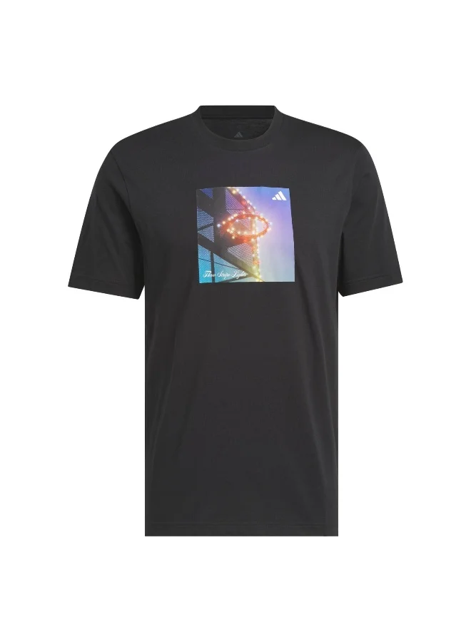 adidas M Hldy Court T Black Training T-Shirts For Men XS